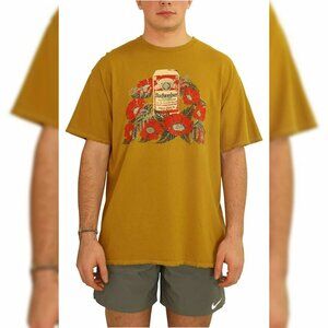 🦋BBudweiser Graphic Tee Junk Food Mustard Yellow Men's Size Small